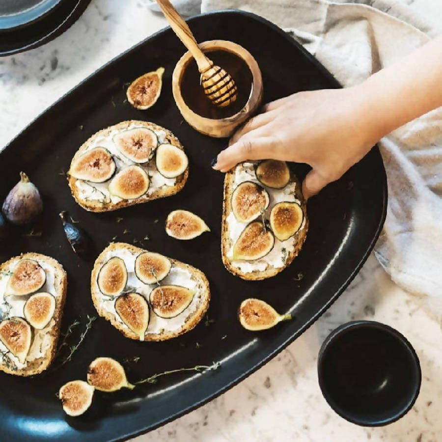 Stoneware Long Serving Platter