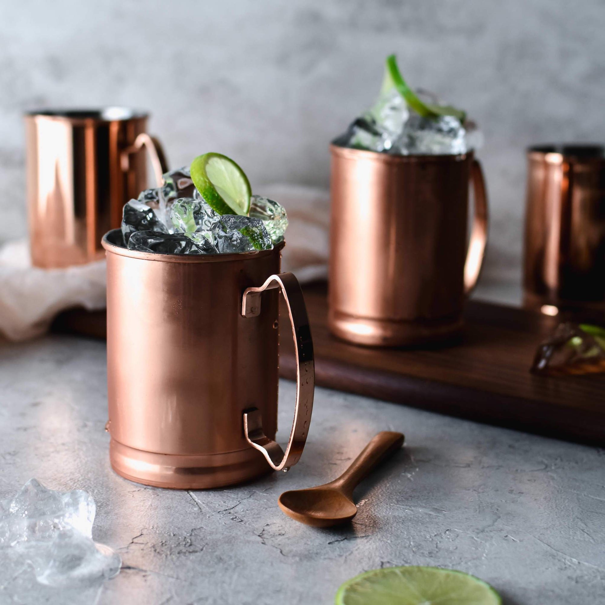 Moscow Mule Copper Mugs, 14-ounce, Set of 4