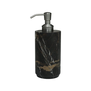 eris black and gold marble soap dispenser