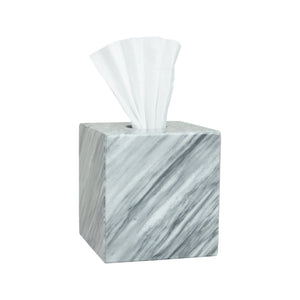 eris gray marble tissue holder
