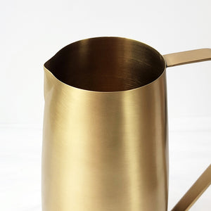 Modern brass pitcher