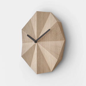 delta geometric oak clock