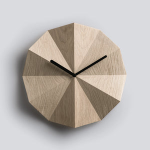 delta geometric oak clock