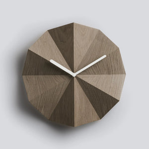 delta smoked oak clock