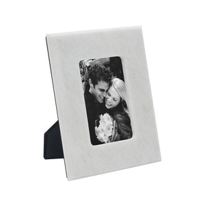 white marble 4 x 6 picture frame