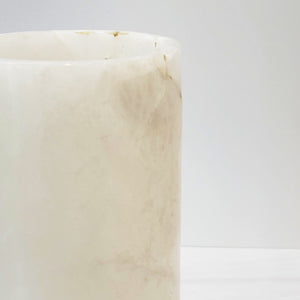Large alabaster vase