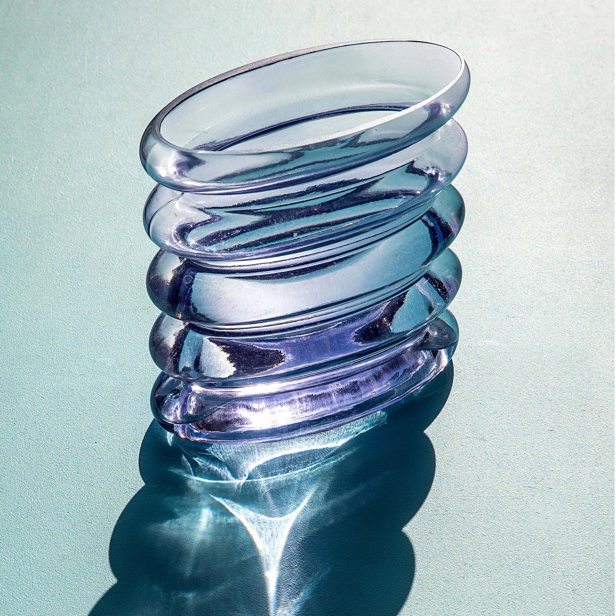 Purple curvy Repeat vase.