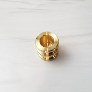small sway brass candlestick
