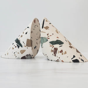 terrazzo bookends