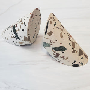 terrazzo bookends